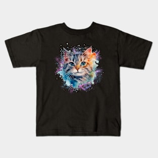 Galaxy Cat Kids T-Shirt